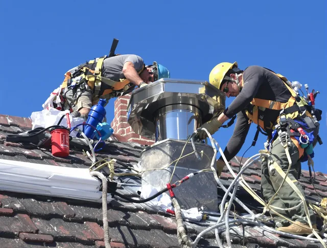 Protective chimney cap installed by North Port Chimney Sweep in North Port, FL