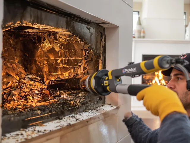 Professional chimney cleaning by North Port Chimney Sweep in North Port, FL