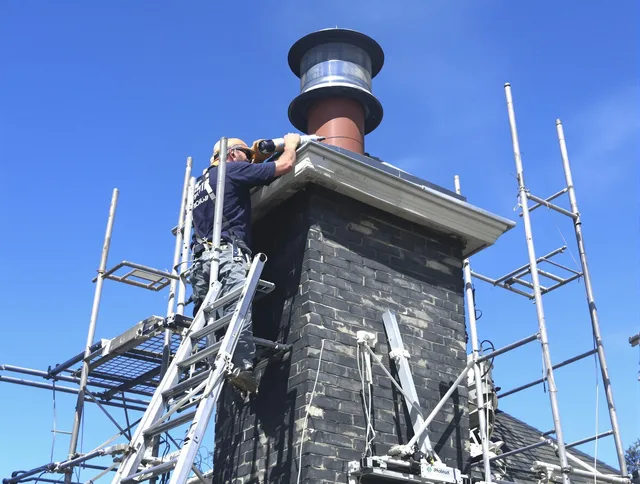 Sturdy chimney crown finished by North Port Chimney Sweep in North Port, FL