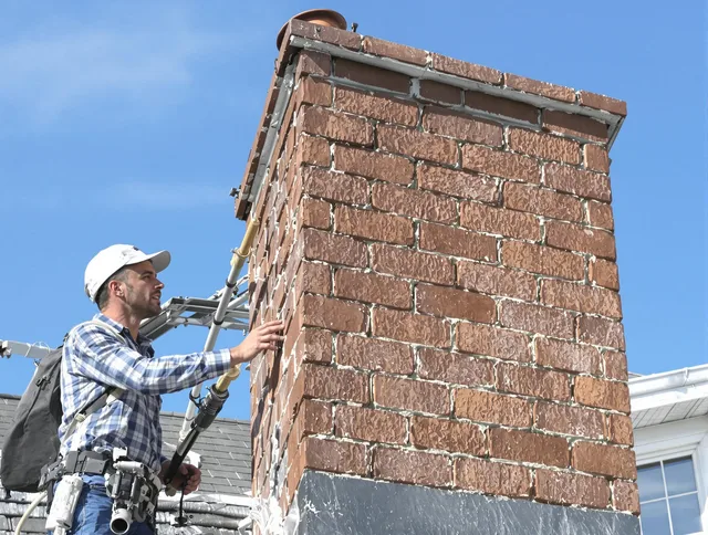 Brickwork for a chimney rebuild by North Port Chimney Sweep in North Port, FL