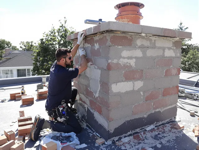 Advanced chimney repair process by North Port Chimney Sweep in North Port, FL