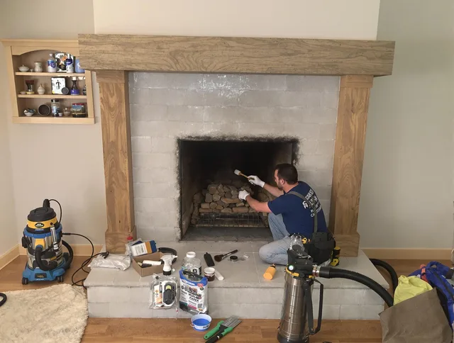 Detailed creosote removal process by North Port Chimney Sweep in North Port, FL
