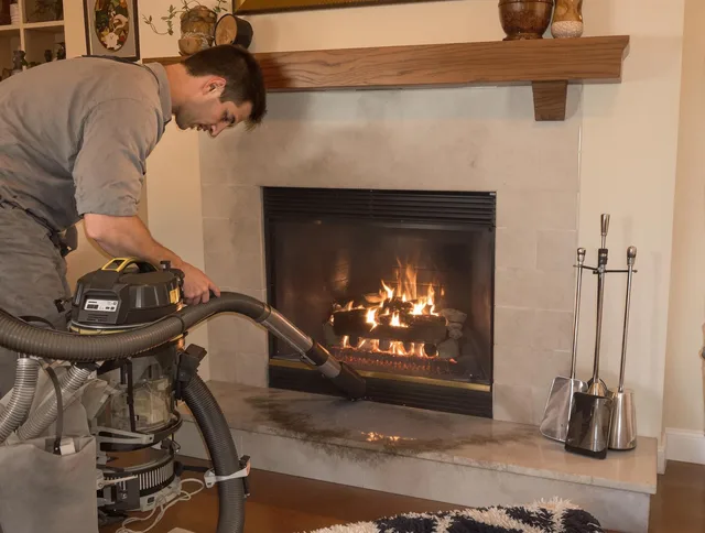Routine fireplace upkeep by North Port Chimney Sweep in North Port, FL